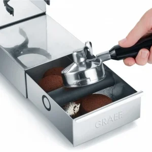 Graef ES 850 Marchesa Siebträgermaschine + CM 850 Kaffeemühle Edelstahl 14