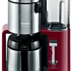 Siemens TC86504 Kaffeeautomat Cranberry Rot/schwarz 10
