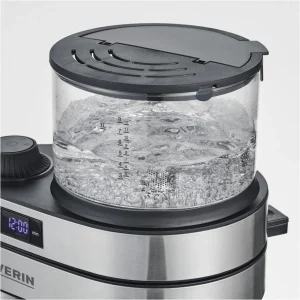 Severin KA 5760 Kaffeeautomat Mit Timer Edelstahl/schwarz 12