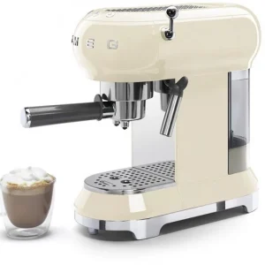 Smeg ECF 01 CREU Siebträgermaschine Creme 7