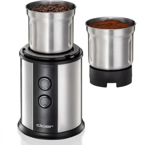 Cloer 7419 Kaffee-u.Gewürzmühle Edelstahl 10