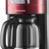 Grundig KM 6330 Kaffeeautomat Mit Timer Metallic-rot/edelstahl 17