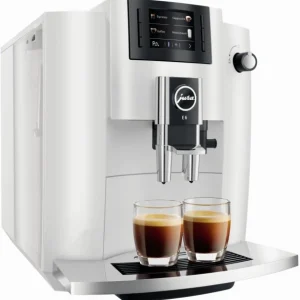 JURA E6 (EA) Kaffee-Vollautomat Piano White 10