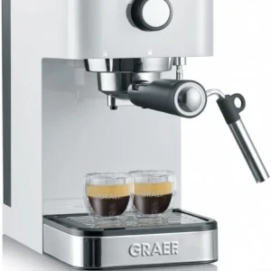 Graef ES 401 Salita + CM 201 Siebträgermaschine + Kaffeemühle Weiß 18