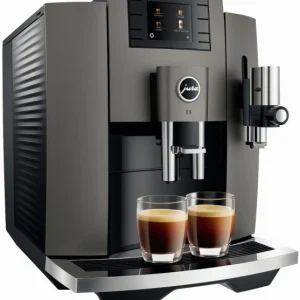 JURA E8 Kaffee-Vollautomat Dark Inox (EB) 10