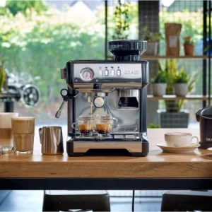 Graef ESM 802 Milegra Siebträgermaschine Schwarz-matt/edelstahl Hochglanz 10