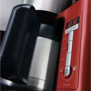 Siemens TC86504 Kaffeeautomat Cranberry Rot/schwarz 10