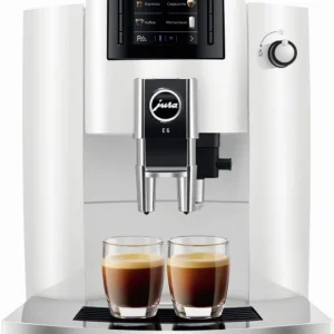 JURA E6 (EA) Kaffee-Vollautomat Piano White 12
